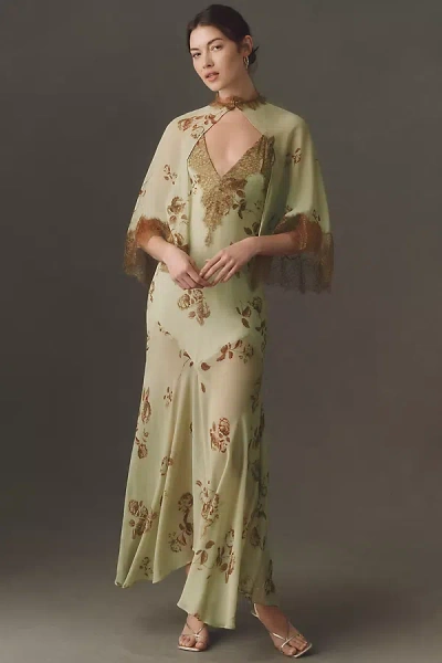 De La Vali Cielo Midaxi Midi Dress In Green