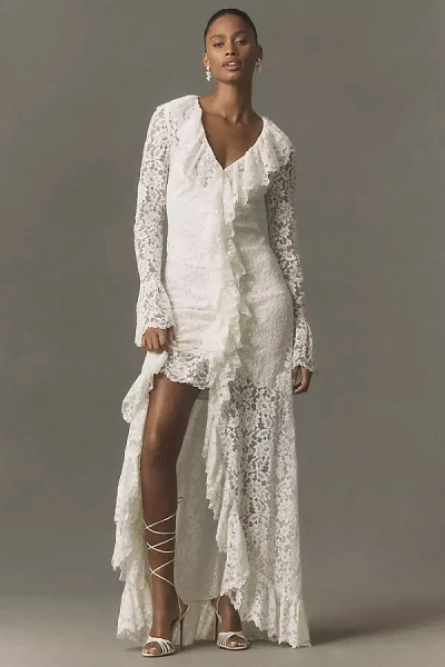 De La Vali Clementina Maxi Dress In White