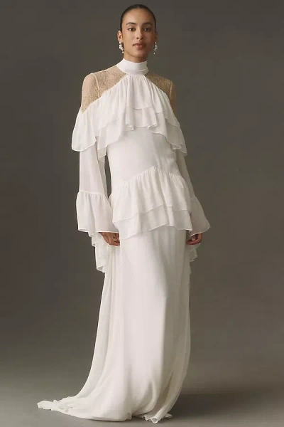De La Vali Etero Maxi Dress In White