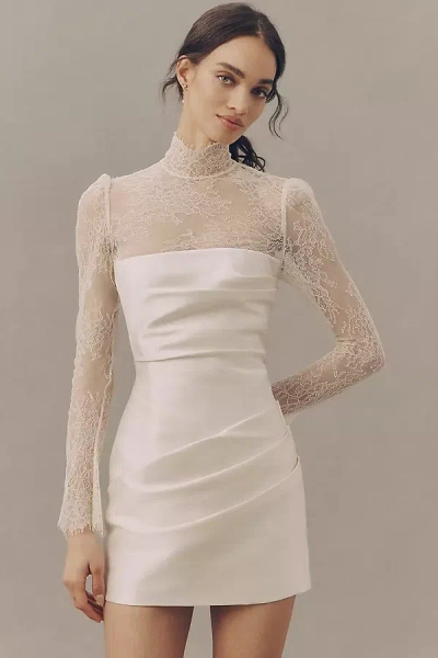 De La Vali Exclusive:  Clement Mini Dress In White