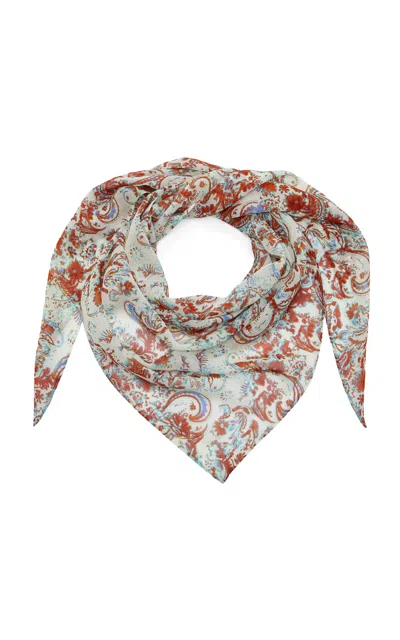 De La Vali Exclusive La Isla Paisley Headscarf In Multi