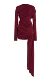 De La Vali Exclusive Ravel Jersey Mini Dress In Purple