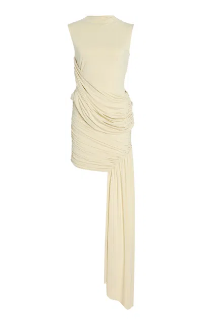 De La Vali Exclusive Ravenna Cutout Mini Dress In White