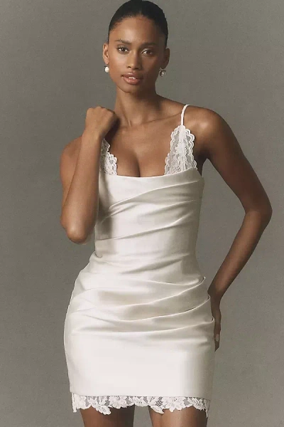 De La Vali Kasai Mini Dress In White