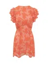 De La Vali Floral-print Dress