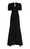 De La Vali Olympia Maxi Dress In Black