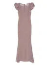 De La Vali Short Sleeve Dress In Pink
