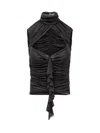 De La Vali Tiramisu Top In Black