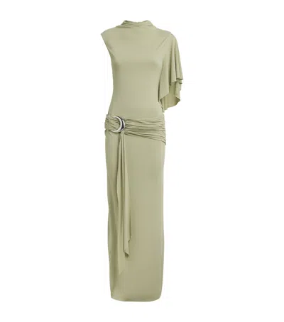 De La Vali Titan Maxi Dress In Green