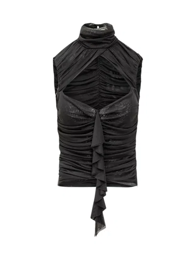 De La Vali Top Tiramisu In Black