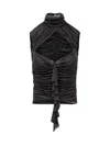 De La Vali Tiramisu Top In Black
