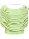 De La Vali Veda Top In Green