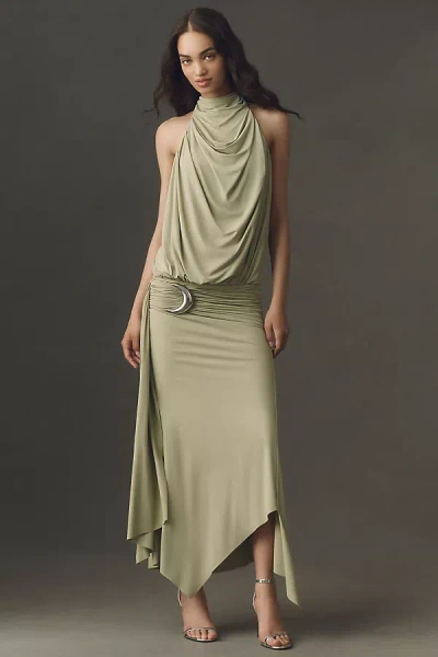 De La Vali Vida Midi Dress In Green