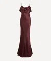 De La Vali Women's Esperanza Rose Maxi Dress In Burgundy