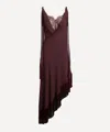 De La Vali Women's Mistral Fringe Midi Dress In Burgundy