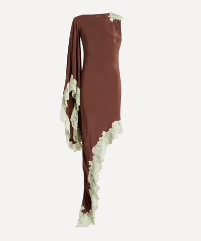 De La Vali Women's Veta Maxi Dress In Burgundy