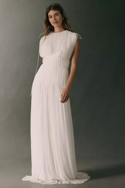 De La Vali X Anthropologie Weddings Nymera Maxi Dress In White