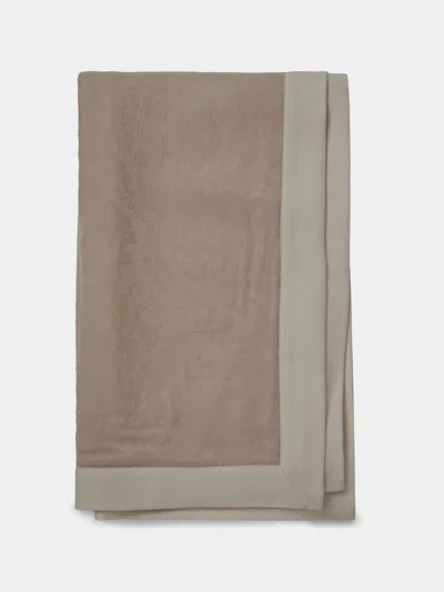 De Le Cuona Illusion Cashmere Throw (78.5in/2m) In Brown