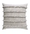 De Le Cuona Linen-blend Rogue Cushion In White