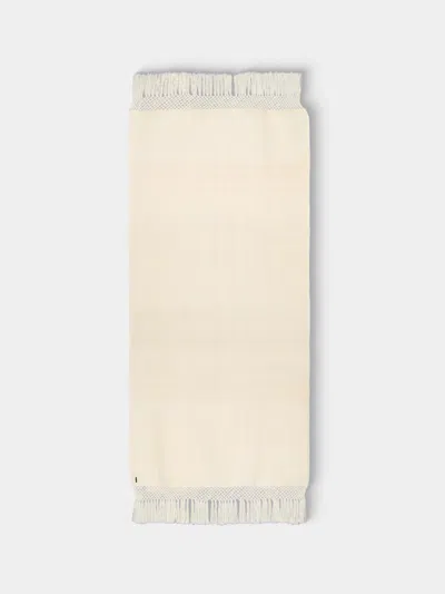 De Le Cuona Llama Throw (94.5in/2.4m) In Neutral