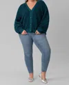 De Loreta Acacia Cardigan - Plus Size In Oregano In Green