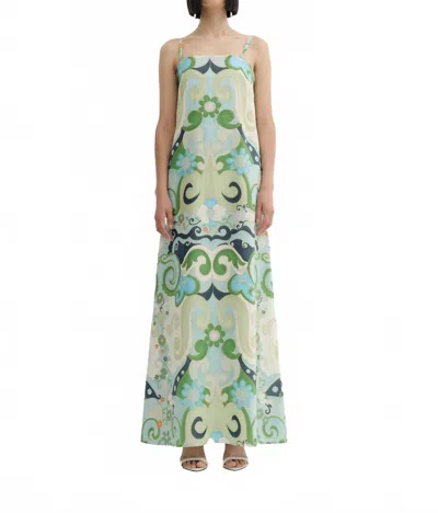 De Loreta Aloe Maxi Dress In Anona In White