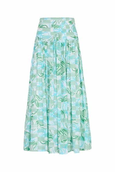 De Loreta Ana Skirt In Elba In Green