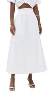 De Loreta Ariadna Skirt White In White