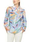 De Loreta Carmela Blouse Jaleo Celeste In Blue Multi