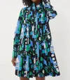 De Loreta Ucayali Dress In Arcilla Azul In Multi
