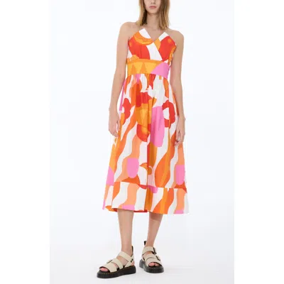 De Loreta Charro Strapless Fit & Flare Cocktail Dress In Multi