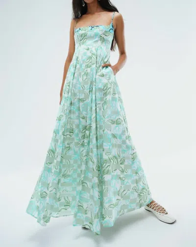De Loreta Emilia Dress In Green