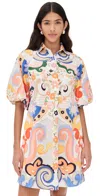 De Loreta Este Dress Rambutan In Multi