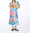 De Loreta Izula Dress In Arpi Print In Multi