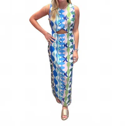 De Loreta Jalapa Sleeveless Maxi Dress In Multicolor