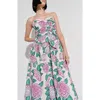 De Loreta Lidia Dress In Festival Print In Pink