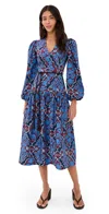 De Loreta Macondo Dress Mosquera In Blue
