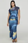 De Loreta Melodi Maxi Dress In Blue