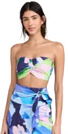 De Loreta Mojo Top Oleo Azul In Oleo Azul