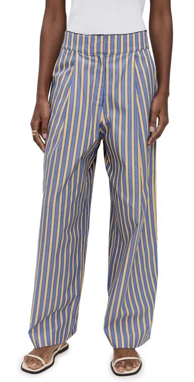 De Loreta Panca Pants Blue Stripes