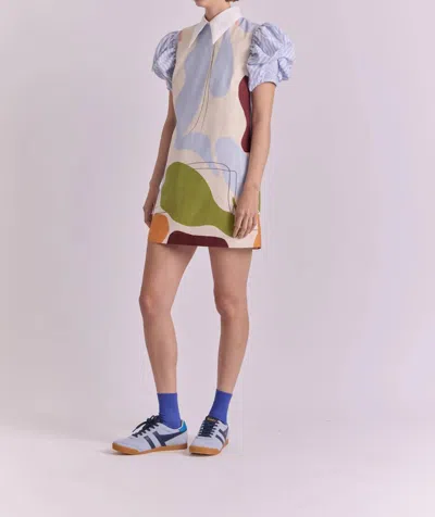 De Loreta Pierina Blouse In Mil Rayas Blanco In Multi