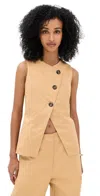De Loreta Pluma Vest Camel/aldo In Black