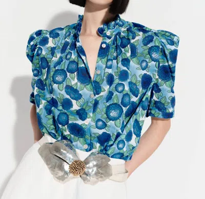 De Loreta Tapir Blouse In Santos In Multi