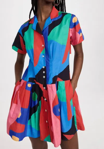De Loreta Thalia Dress In Zapoteco In Multi