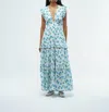 De Loreta Tocora Dress In White Floral
