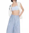 De Loreta Tortito Bermuda Shorts In Striped In Blue