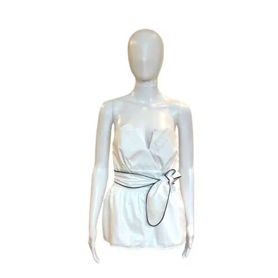 De Loreta Tulipan Top In White