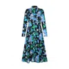 De Loreta Ucayali Dress In Arcilla Azul In Multi
