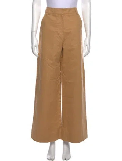 Pre-owned De Loreta Wide Leg Pants W/ Tags In Neutral