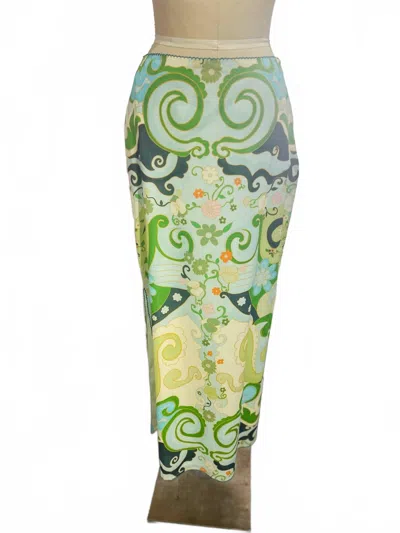 De Loreta Women's Vpolen Maxi Skirt In Anona In Multi